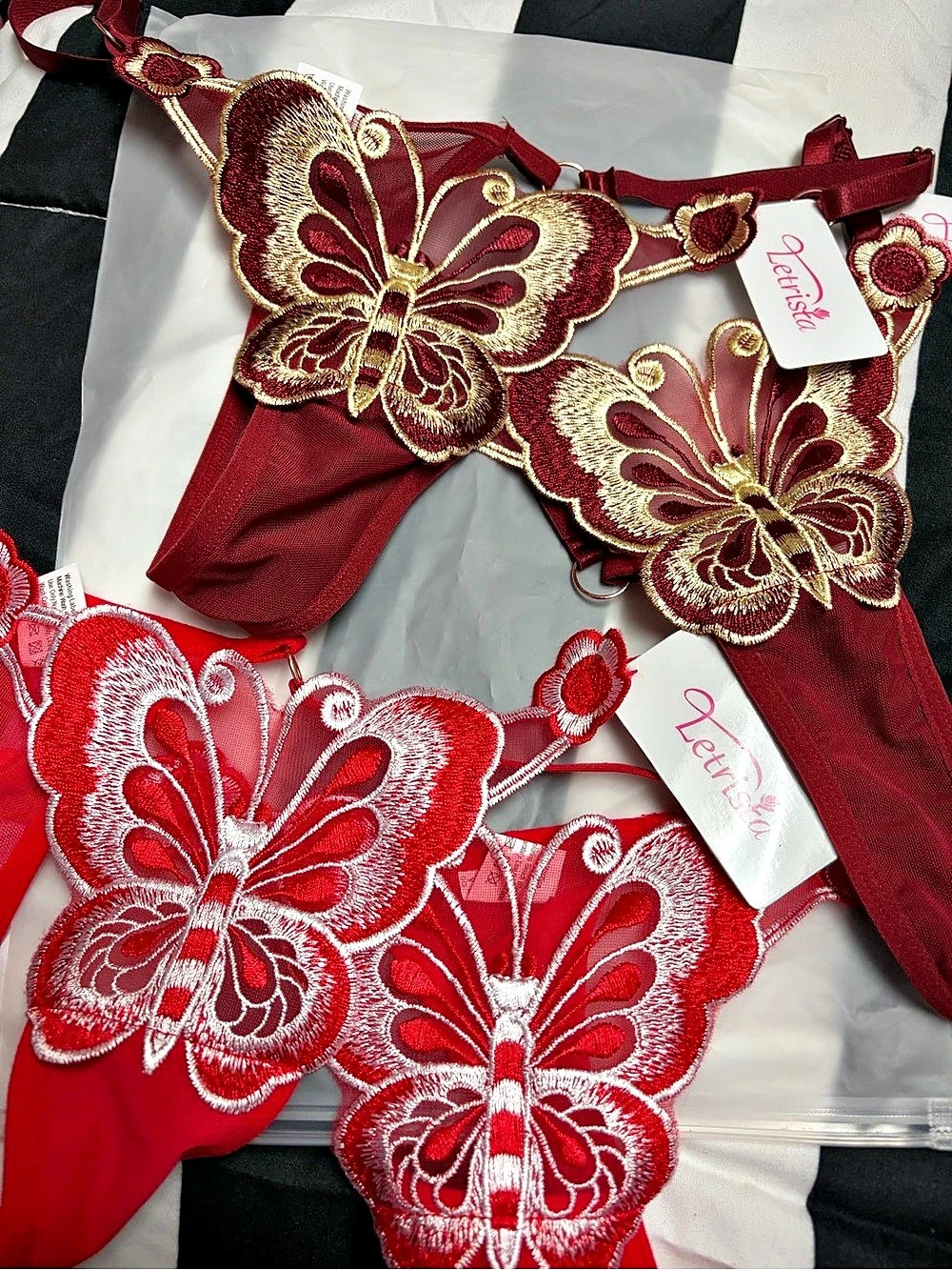 Embroidered Butterfly nwt